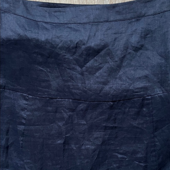 Theory Navy A-Line Skirt - Picture 5 of 9